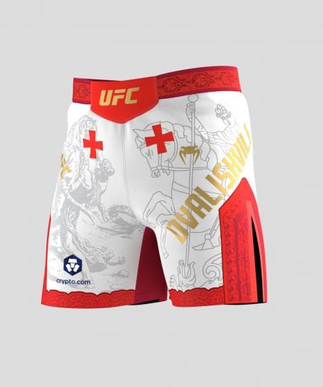 UFC Unrivaled by Venum Men's White Merab Dvalishvili Short Fit Fight Short