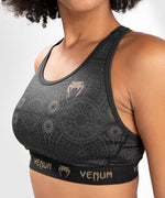 Load image into Gallery viewer, Venum Women Santa Muerte Dark Side - Sport Bra - Black/Brown
