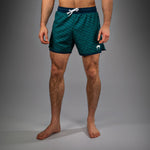 Load image into Gallery viewer, Venum Echo Board Shorts - Deep Ocean Blue/Emerald Green
