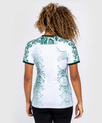 Load image into Gallery viewer, UFC Adrenaline by Venum Authentic Fight Night Women’s Walkout Jersey - Emerald Edition - White/Green
