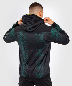 UFC Adrenaline by Venum Authentic Fight Night Men’s Walkout Hoodie - Emerald Edition - Green/Black/Gold