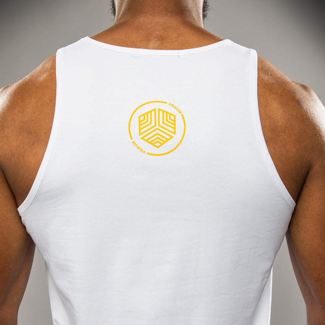 Venum Octane Tank Top - White/Vibrant Yellow