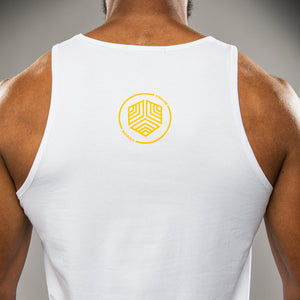Venum Octane Tank Top - White/Vibrant Yellow
