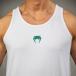 Load image into Gallery viewer, Venum Echo Tank Top - White/Emerald Green
