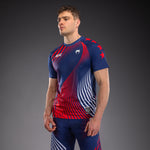 Load image into Gallery viewer, Men's Official UFC Freedom 250 by Venum Blue Walkout Jersey
