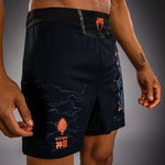 Load image into Gallery viewer, Venum Thunder Dragon Fightshorts - Black/Grey/Copper
