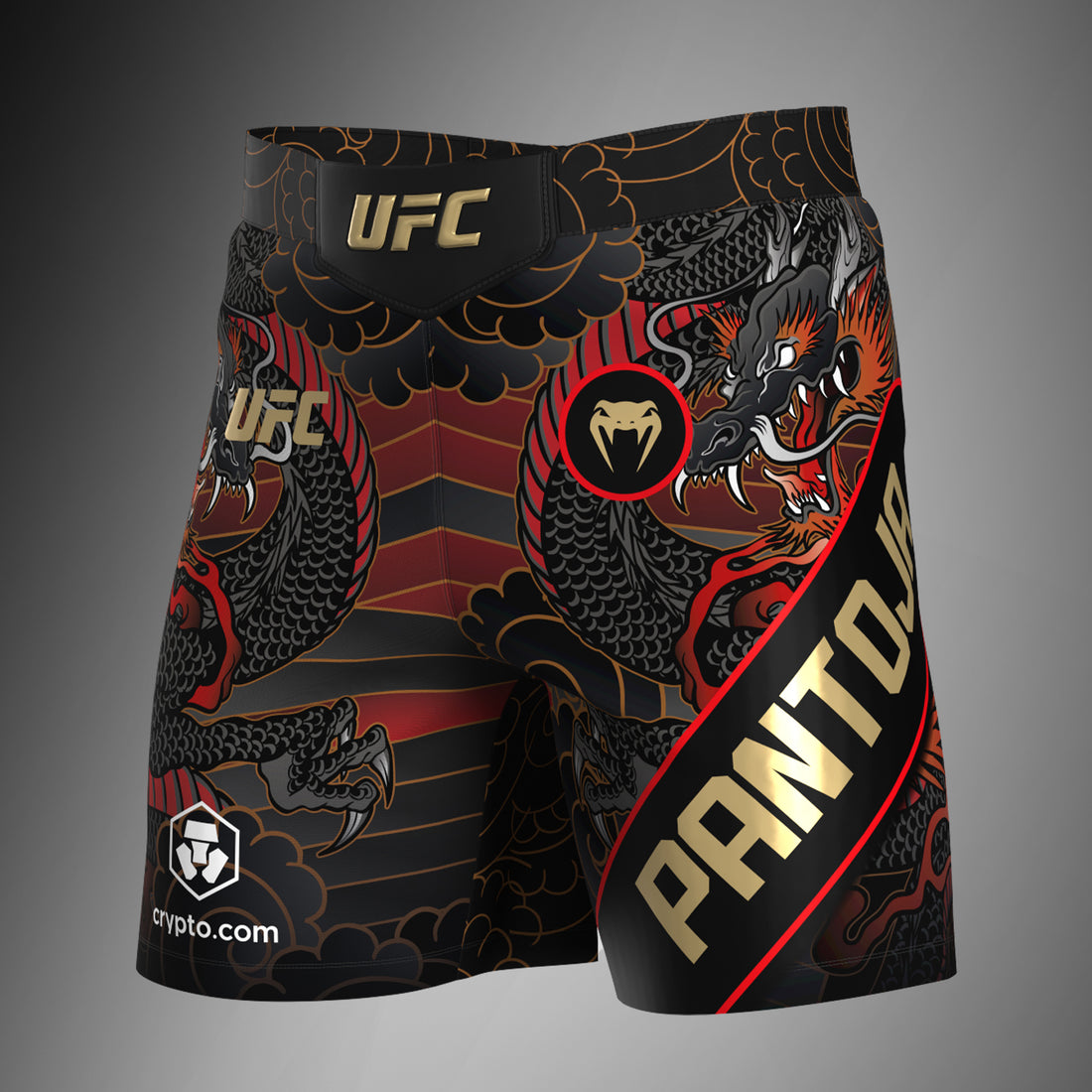 UFC Unrivaled by Venum Men’s Red Alexandre Pantoja Short fit Fight short