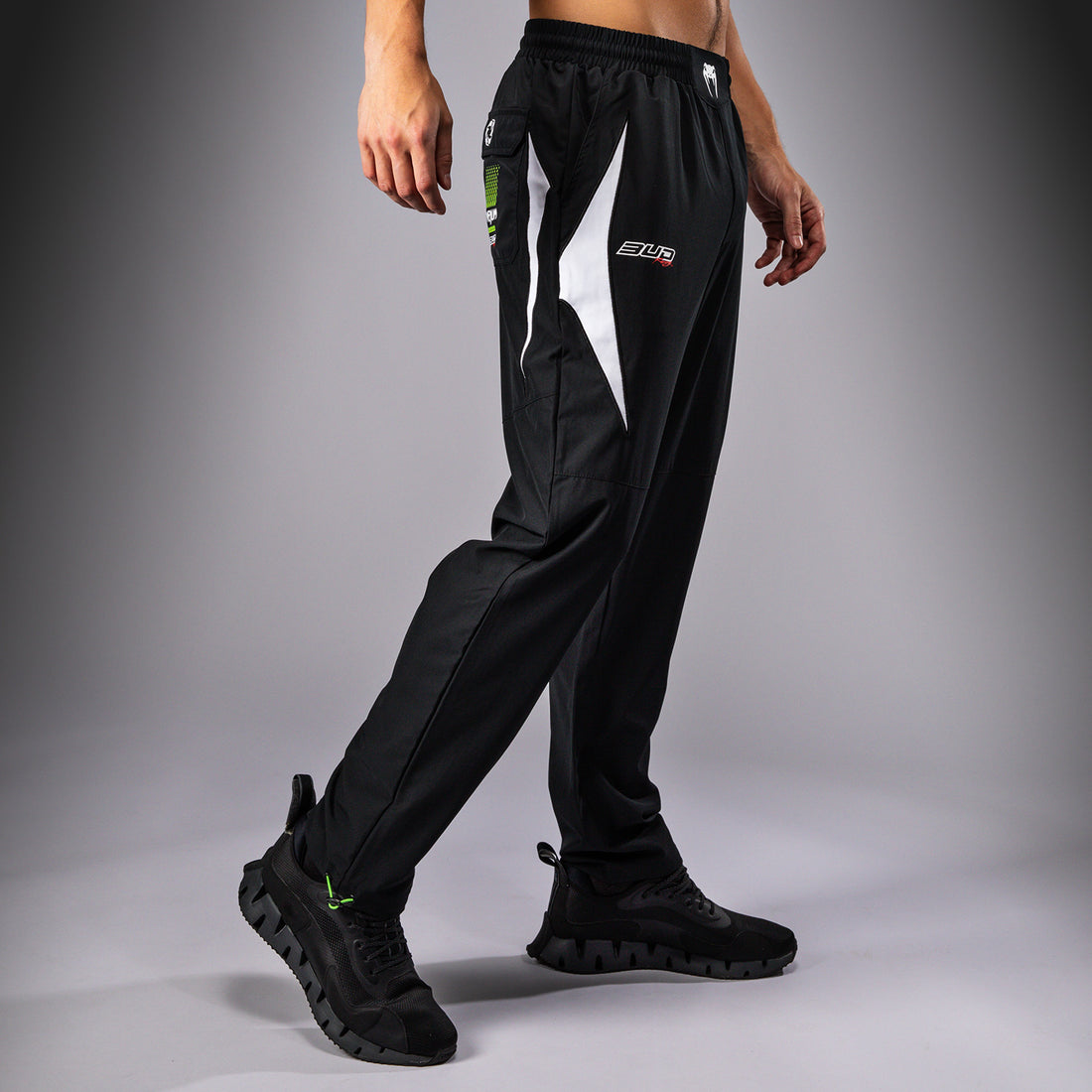 Venum x Bud Racing Men’s Joggers - Black/White/Lime Green