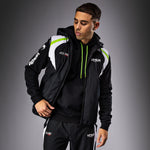 Load image into Gallery viewer, Venum x Bud Racing Down Jacket - Black/White/Lime Green
