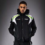 Load image into Gallery viewer, Venum x Bud Racing Down Jacket - Black/White/Lime Green
