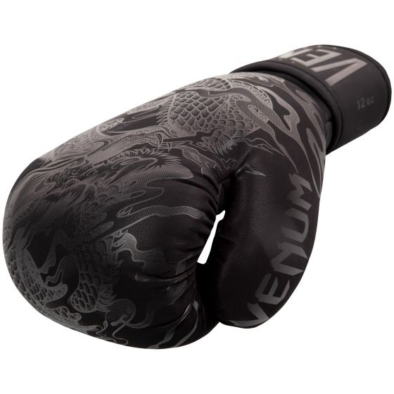 Venum Dragon's Flight Boxing Gloves - Black/Black