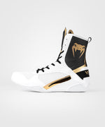 Load image into Gallery viewer, Venum Elite Boxing Shoes - White/Black/Gold
