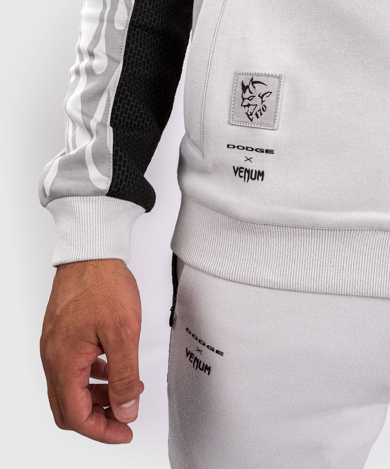 Venum x Dodge Demon 170 Men's Full-Zip Jacket - Grey