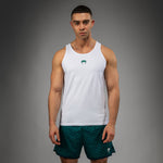 Load image into Gallery viewer, Venum Echo Tank Top - White/Emerald Green
