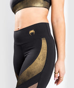 Load image into Gallery viewer, Venum Lightning Leggings 7/8 - For Women - Black/Gold
