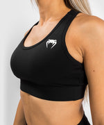 Load image into Gallery viewer, Venum Essential Medium Impact Sport Bras - Black
