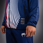 Load image into Gallery viewer, Men's Official UFC Freedom 250 by Venum Blue Walkout Hoodie

