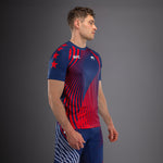 Load image into Gallery viewer, Men's Official UFC Freedom 250 by Venum Blue Walkout Jersey
