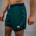 Load image into Gallery viewer, Venum Echo Board Shorts - Deep Ocean Blue/Emerald Green
