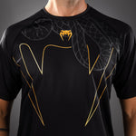 Load image into Gallery viewer, Venum Serpenti Dry Tech T-Shirt - Black/Silver/Gold
