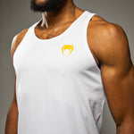 Load image into Gallery viewer, Venum Octane Tank Top - White/Vibrant Yellow
