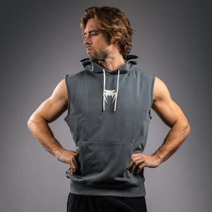 Venum Sparring Sleeveless Hoodies - Storm Grey