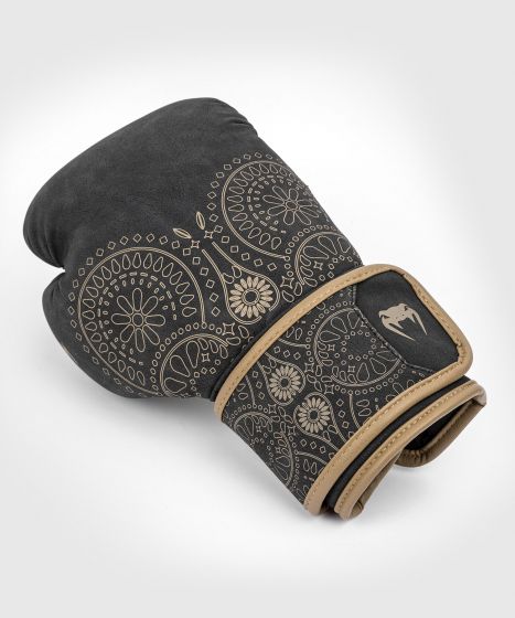 Venum Santa Muerte Dark Side - Boxing Gloves - Black/Brown