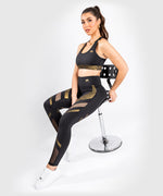Load image into Gallery viewer, Venum Lightning Leggings 7/8 - For Women - Black/Gold
