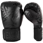 Load image into Gallery viewer, Venum Dragon&#39;s Flight Boxing Gloves - Black/Black
