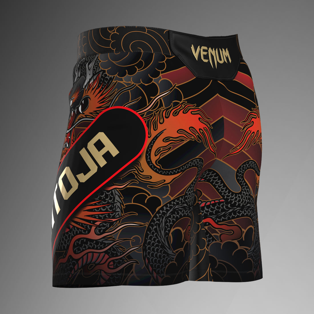 UFC Unrivaled by Venum Men’s Red Alexandre Pantoja Short fit Fight short