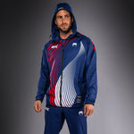 Load image into Gallery viewer, Men's Official UFC Freedom 250 by Venum Blue Walkout Hoodie

