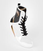 Load image into Gallery viewer, Venum Elite Boxing Shoes - White/Black/Gold
