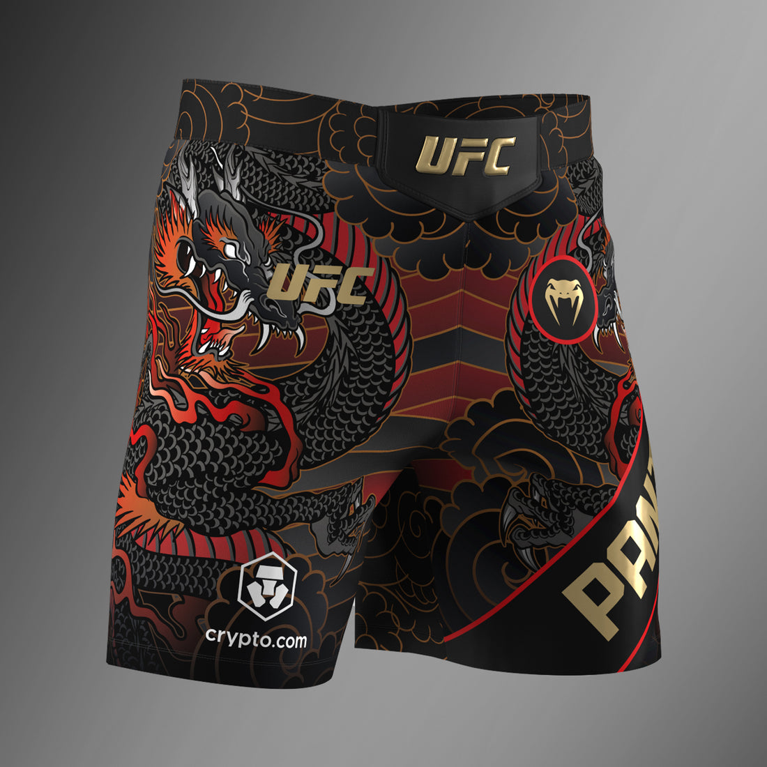 UFC Unrivaled by Venum Men’s Red Alexandre Pantoja Short fit Fight short