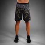 Load image into Gallery viewer, Venum Serpenti Training Shorts - Black/Silver/Gold
