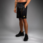 Load image into Gallery viewer, Venum Serpenti Training Shorts - Black/Silver/Gold
