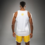 Load image into Gallery viewer, Venum Octane Tank Top - White/Vibrant Yellow
