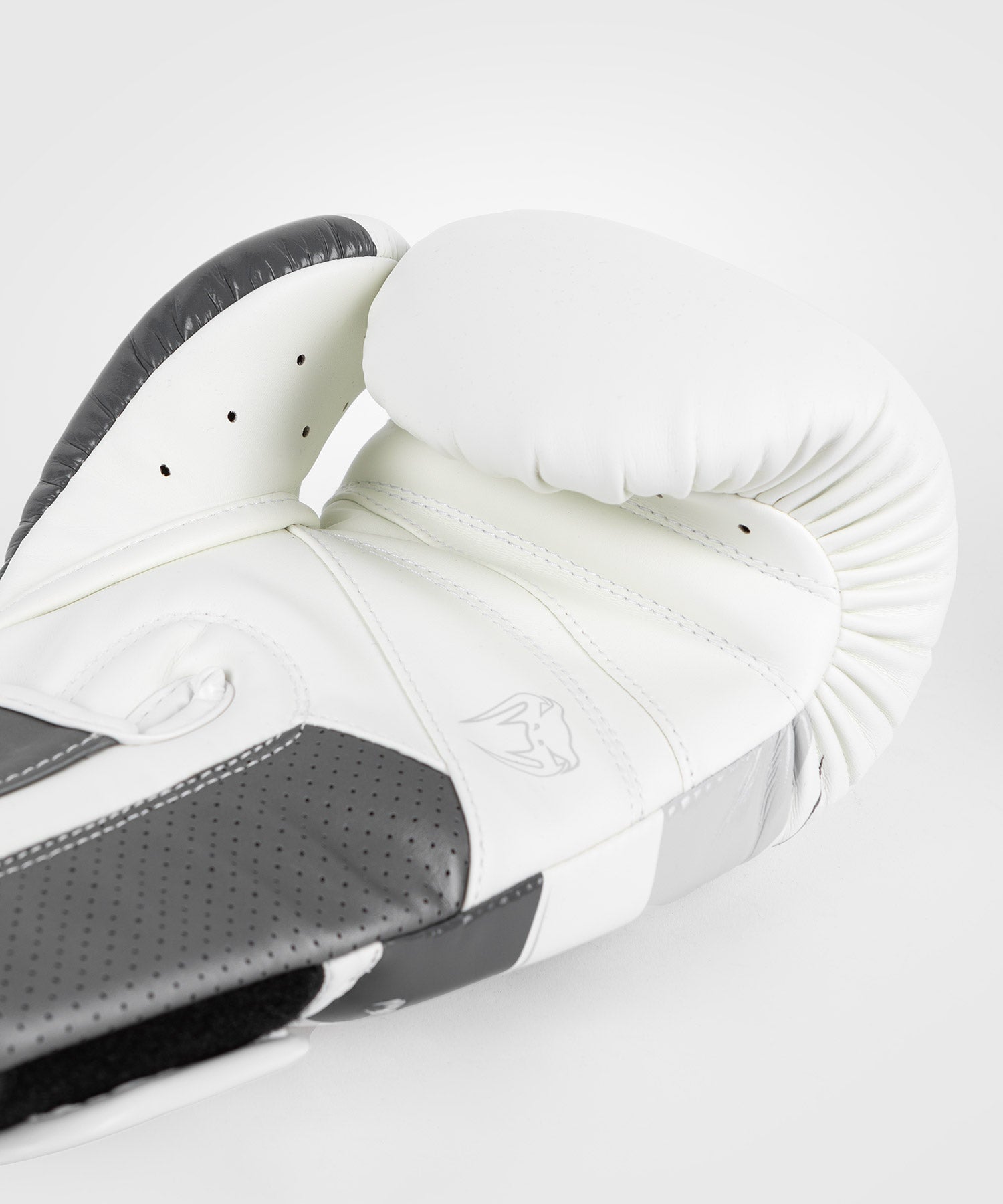 Venum Elite Evo Boxing Gloves - Grey/White