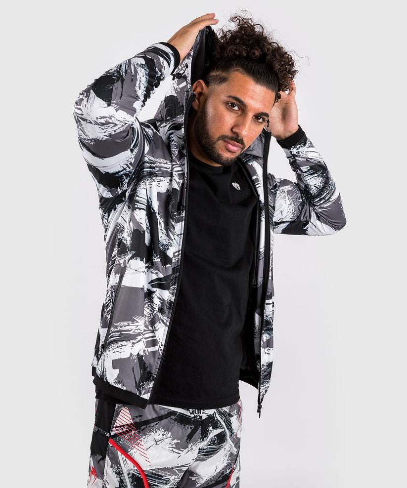 Venum Electron 3.0 Hoodie - Grey / Red