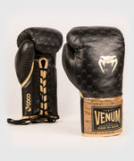 Load image into Gallery viewer, Venum Coco Monogram Pro Lace Up Boxing Gloves - Intense Black
