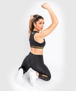 Load image into Gallery viewer, Venum Lightning Leggings 7/8 - For Women - Black/Gold
