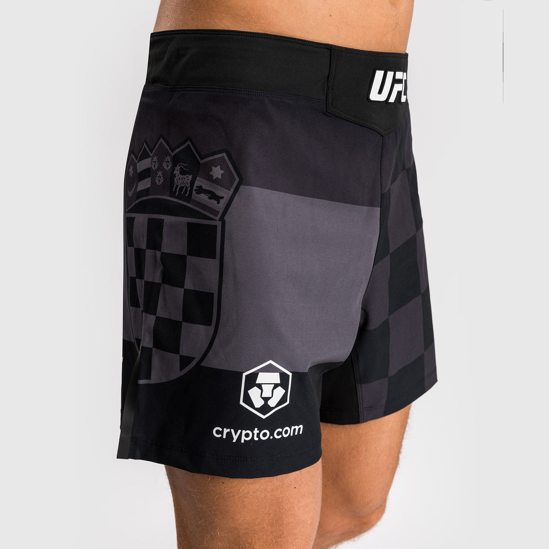 UFC Unrivaled by Venum Men's Black Stipe Miocic Short Fit Fight Short
