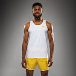 Load image into Gallery viewer, Venum Octane Tank Top - White/Vibrant Yellow
