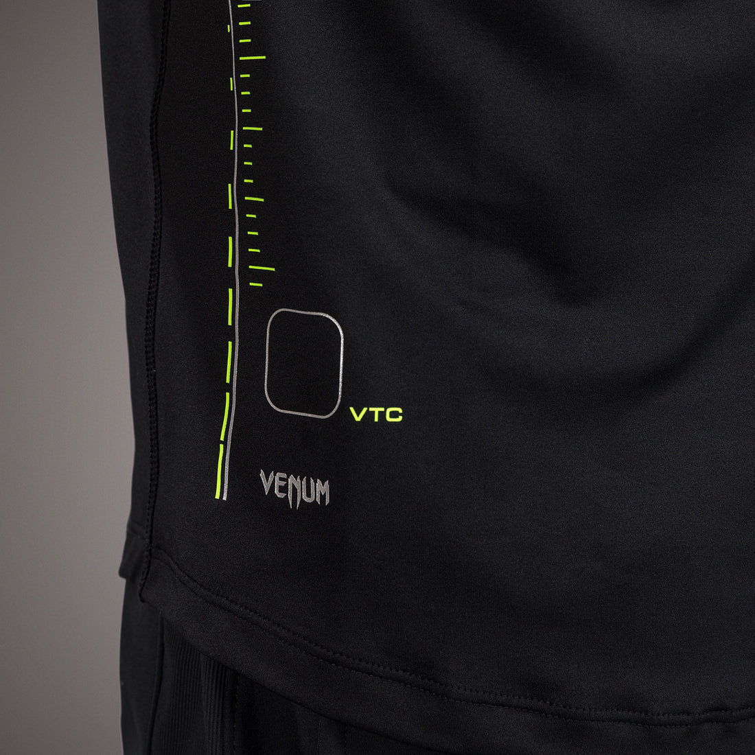 Venum Training Camp 4.0 Dry Tech T-shirt - Black/Neon Green