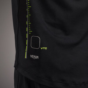 Venum Training Camp 4.0 Dry Tech T-shirt - Black/Neon Green