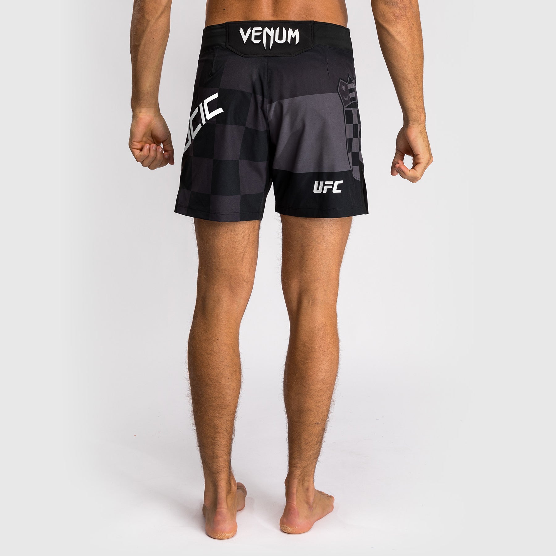 UFC Unrivaled by Venum Men's Black Stipe Miocic Short Fit Fight Short