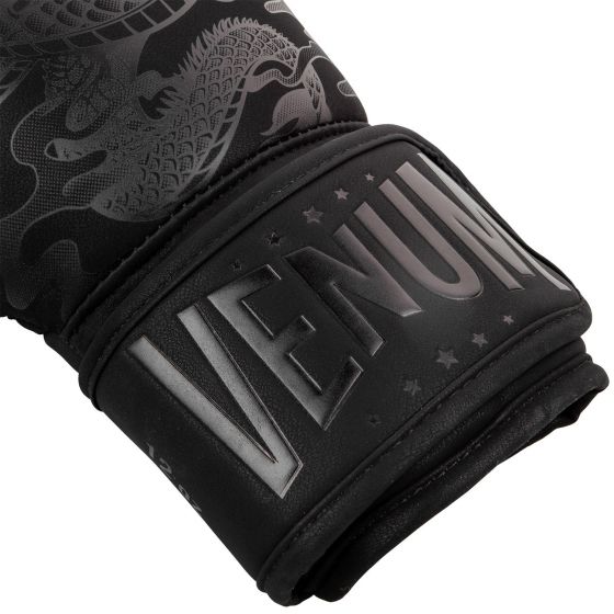 Venum Dragon's Flight Boxing Gloves - Black/Black