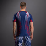 Load image into Gallery viewer, Men's Official UFC Freedom 250 by Venum Blue Walkout Jersey
