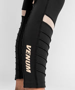 Load image into Gallery viewer, Venum Moto Leggings - For Women - Black/Sand
