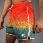 Load image into Gallery viewer, Venum Octane Board Shorts - Sunset Orange/Sky Blue
