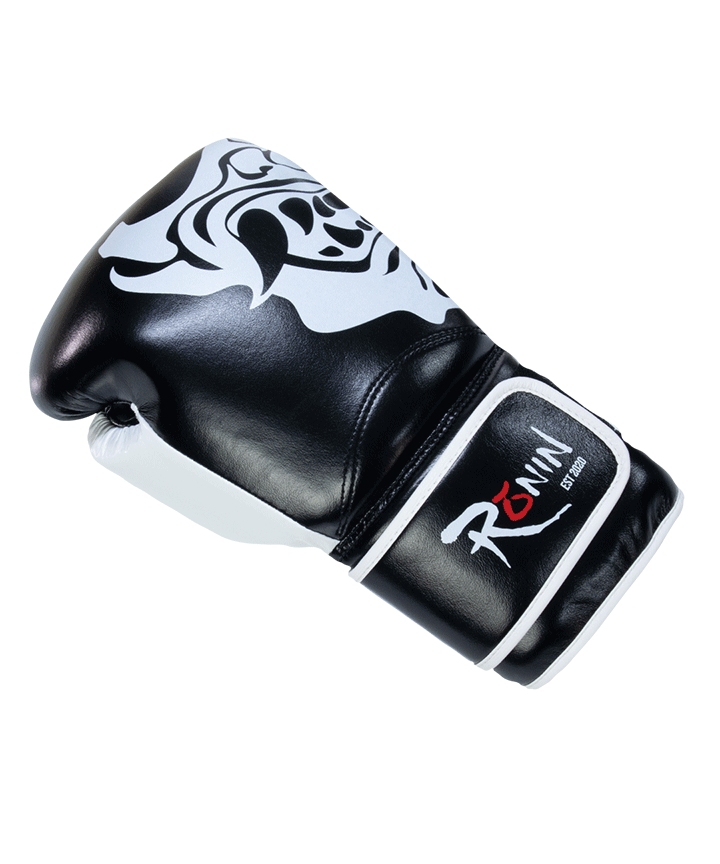Ronin Revolt Boxing Gloves - Black/White